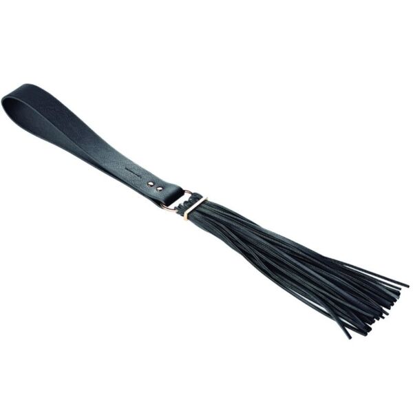Bici cu franjuri Maze Tassel Flogger de la Bijoux Indiscrets, neagră