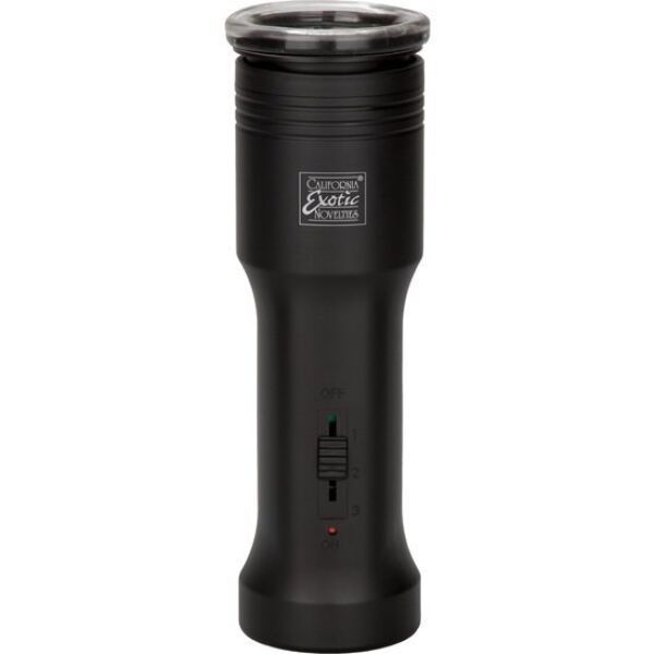 Masturbator negru CalExotics Optimum Power Ultimate Head Exciter cu manșon detașabil