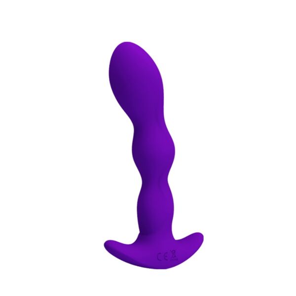 Vibrator anal Pretty Love BI-040068-1 din silicon, cu mâner