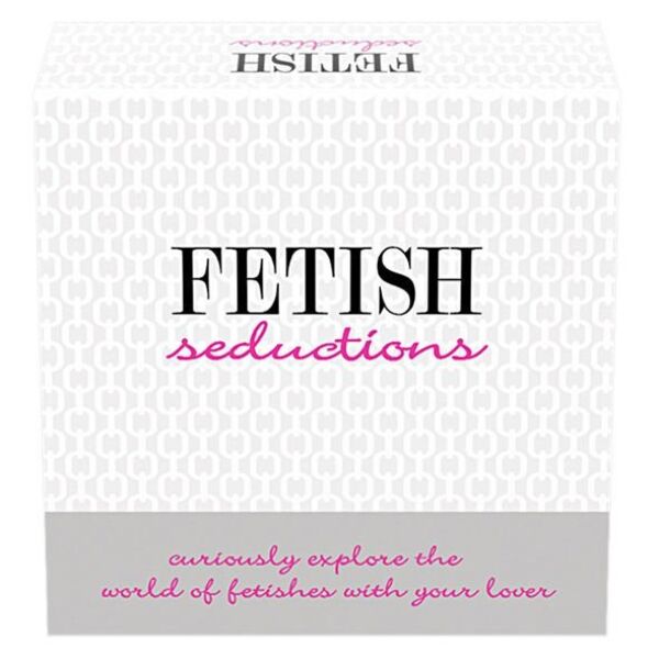 Joc erotic cu cărți Kheper Games Fetish Seductions, cu cutia, cărțile, zaruri și accesorii