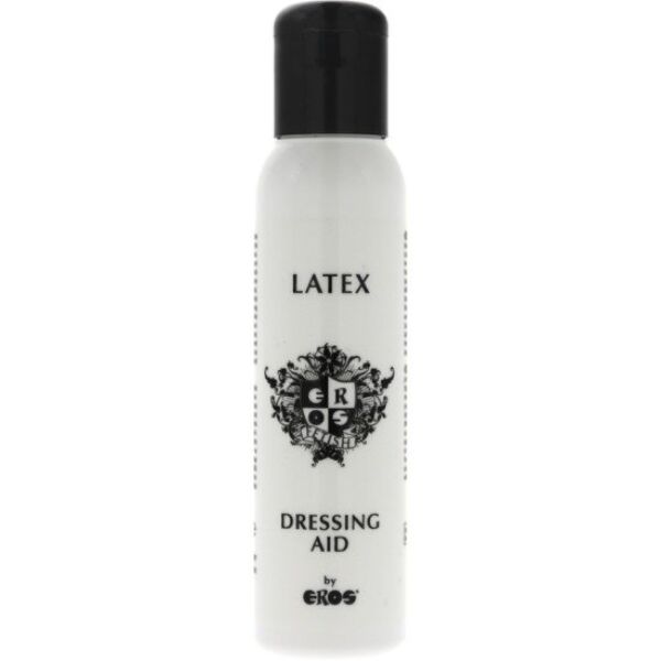 Flacon de Eros Latex Dressing Aid 100 ml pentru haine din cauciuc și latex