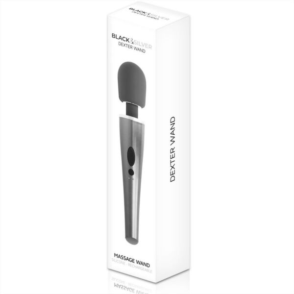 Baghetă de masaj Black&Silver Dexter