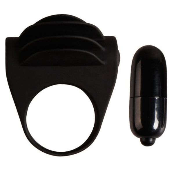 Inel vibrator Pretty Love Chester cu vibrator bullet și stimulator clitoridian