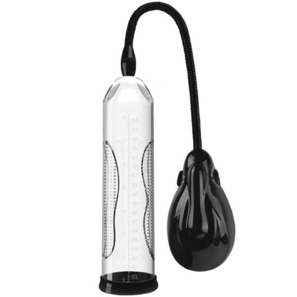 Pompă pentru penis Pretty Love Alexander cu tub transparent și scală gradată