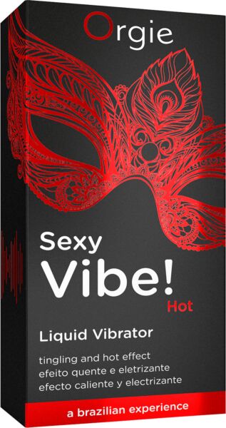Flaconul de gel stimulativ Orgie Sexy Vibe! Hot de 15 ml