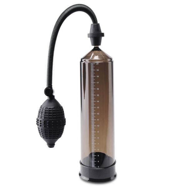 Pompă pentru penis Pipedream Pump Worx Euro Pump, cu cilindrul din tub fumuriu