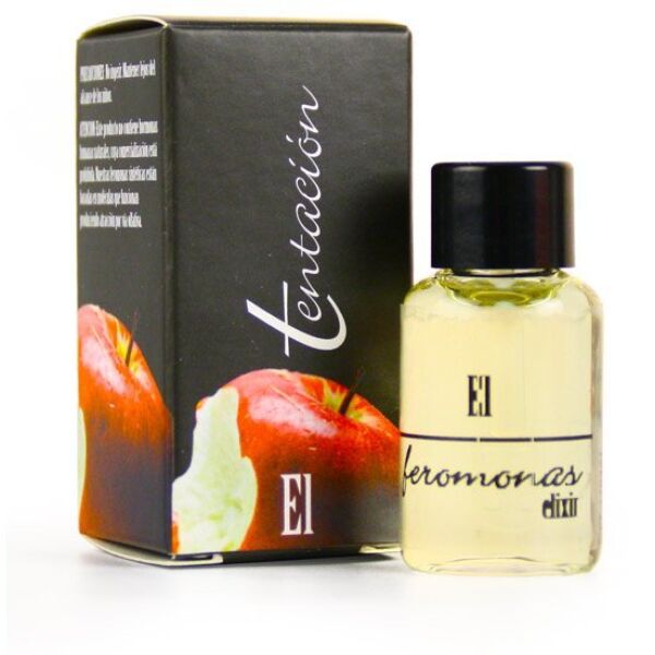 Parfum cu feromoni Tentación Elixir, flacon de sticlă de 7 ml cu cutia lui individuală