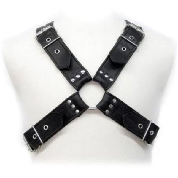 Ham BDSM cu curele Leather Body pentru bărbați