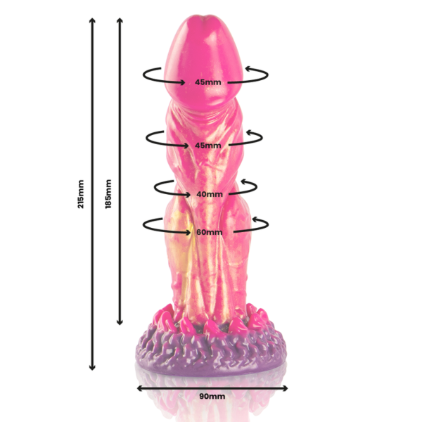 Dildo EPIC Cerberus cu baza lui largă