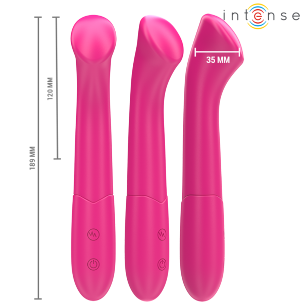 Vibrator flexibil Intense Fun Paty din silicon, 19 cm