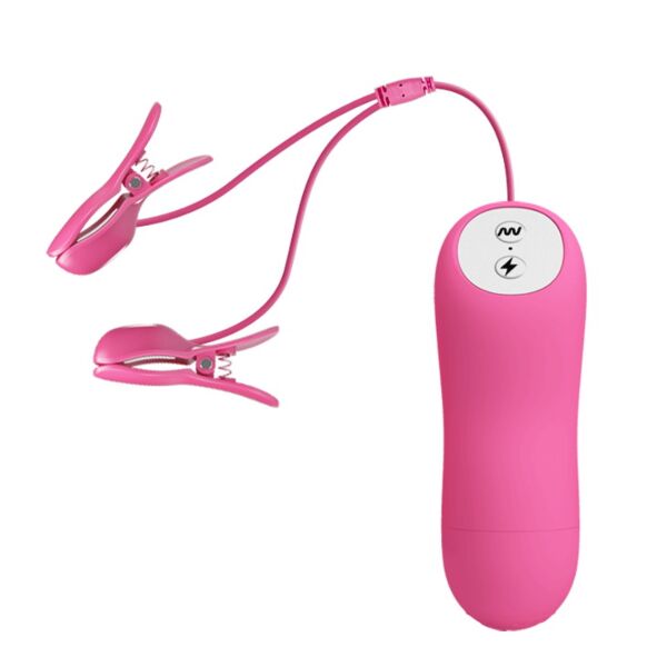 Cleme pentru sfârcuri Baile BI-014648-1 cu vibrație și electrostimulare