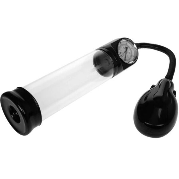 Pompă de erecție automată Pretty Love Alexander cu indicator de presiune și cilindru transparent