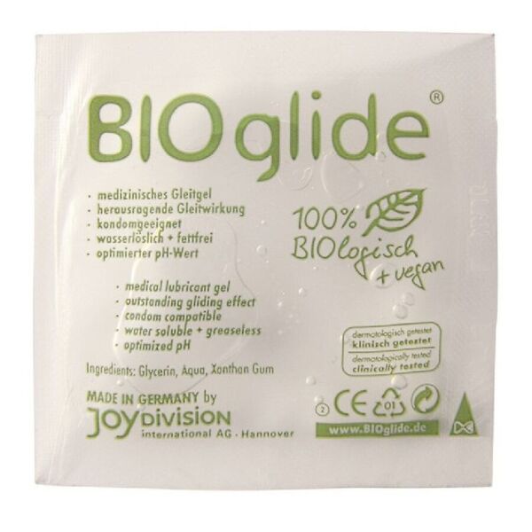Monodoză de lubrifiant pe bază de apă Joydivision BIOglide de 3 ml