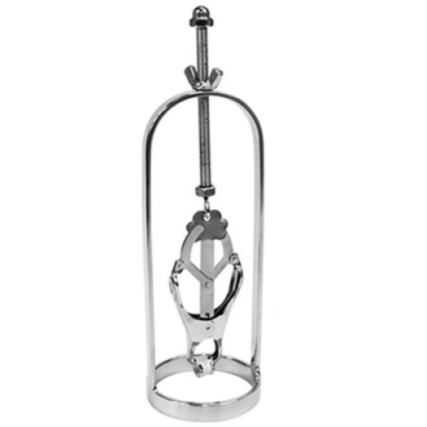 Cleme pentru sfârcuri Metal Hard Nipple Torture Clamps cu extensorul lor