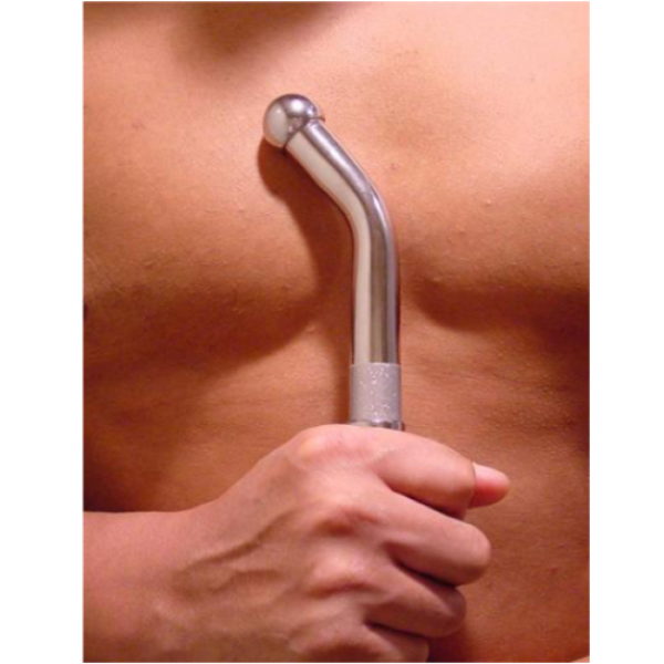 Duș intim Metal Hard G-Spot 20,1 cm, din metal, pentru spălare vaginală
