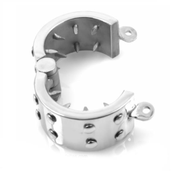Inel de castitate Metal Hard cu țepi