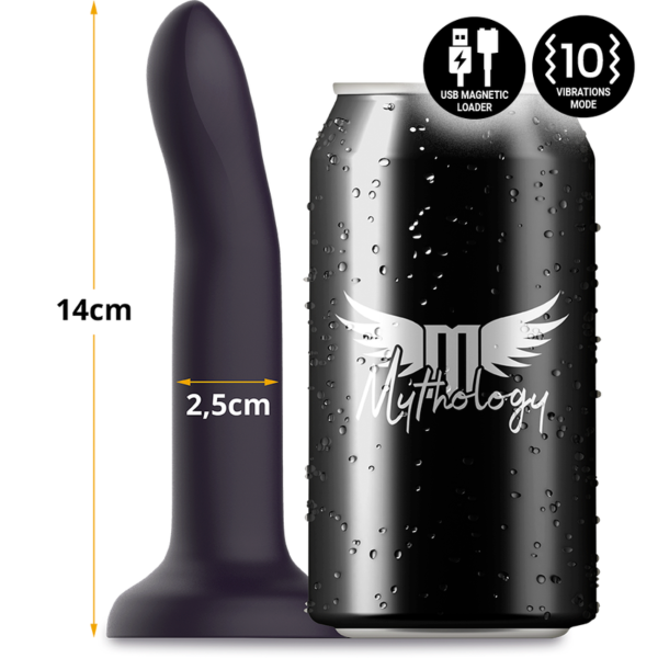 Vibrator Mythology Duman Mystic S în culoarea mov, cu baza cu ventuză