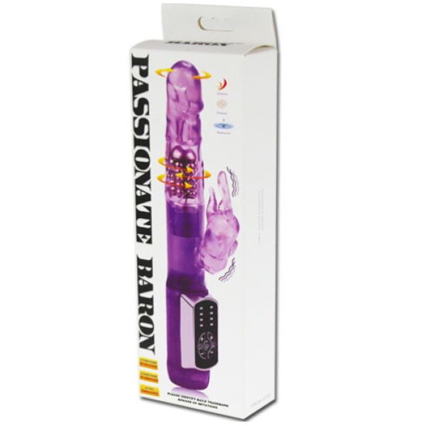 Vibrator rabbit Baile Passion Baron cu panoul de control tactil