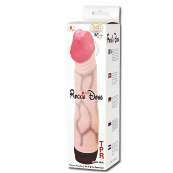 Dildo realist Baile Rockin Dong cu vibrație cu mai multe viteze
