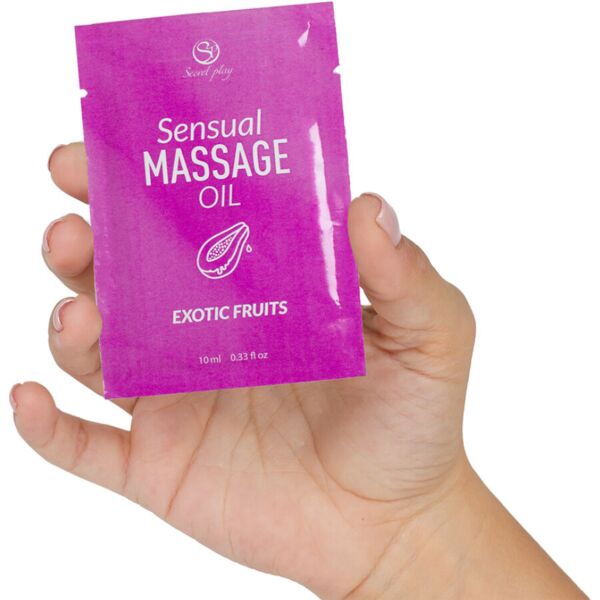 Monodoză de ulei de masaj Secret Play Fructe exotice de 10 ml