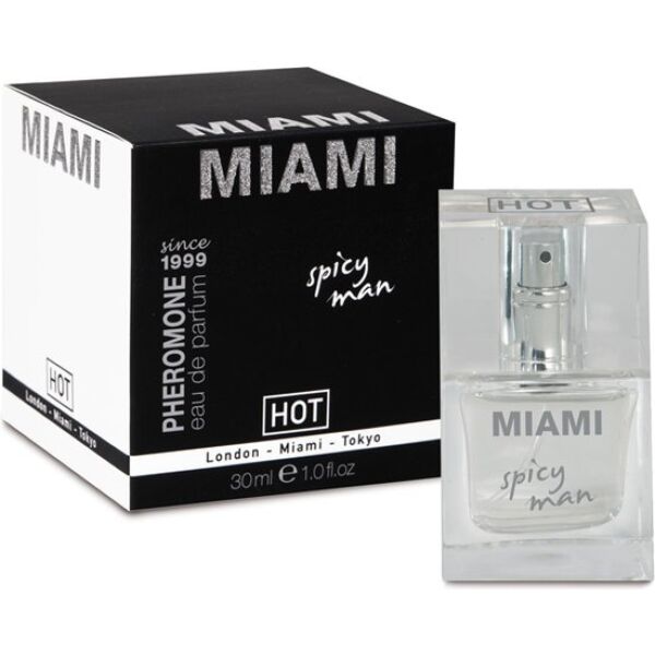 Parfum cu feromoni HOT Miami Spicy pentru bărbați, de 30 ml