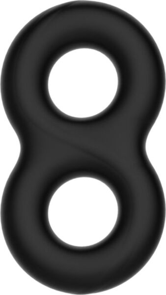 Inel dublu pentru penis Crazy Bull Infinity din silicon