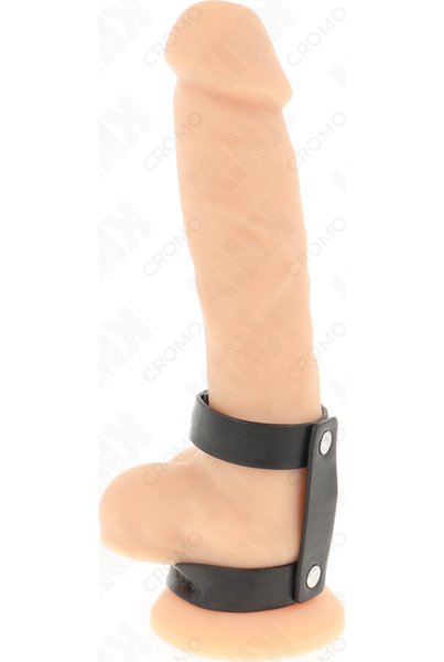 Inel dublu reglabil pentru penis Kink