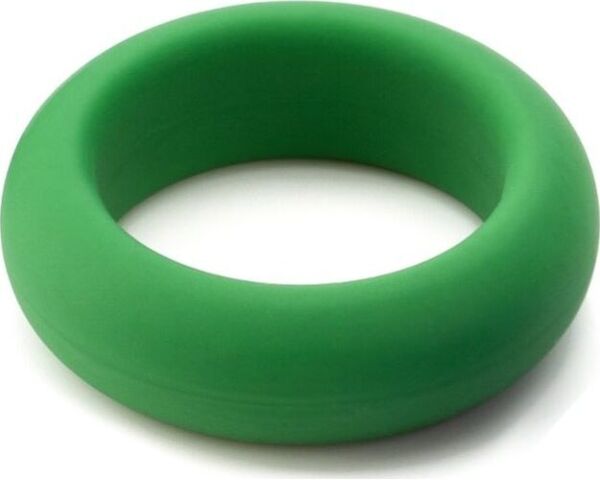 Inel pentru penis Je Joue Medium Stretch verde, din silicon