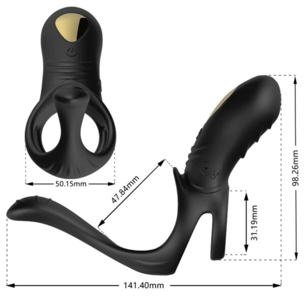 Inel vibrator Armony Joy Jumper cu cele două inele elastice