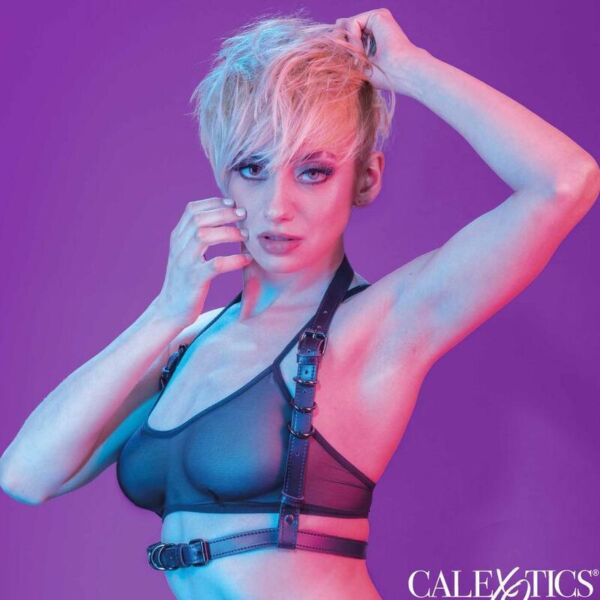 Ham CalExotics Euphoria Halter cu închidere cu cataramă