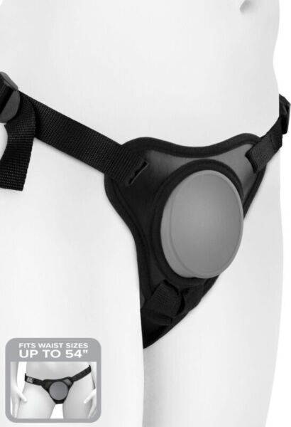 Ham Pipedream Body Dock Elite Mini cu placă din silicon și curele din nailon