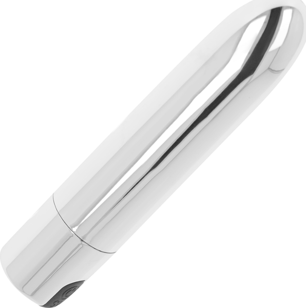 Vibrator bullet OHMAMA Silver cu 10 moduri de vibrație