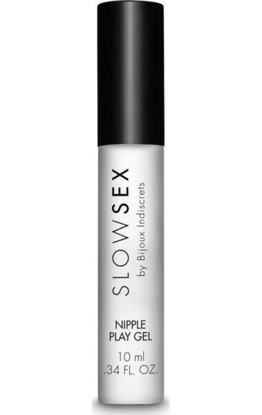 Gel pentru sfârcuri Bijoux Slow Sex Nipple Play Gel cu aplicatorul său cu bilă metalică