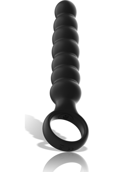 Dop anal cu vibrații Black&Silver Bob, de culoare neagră