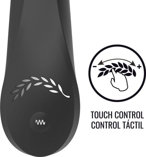 Vibrator Black&Silver Kean cu control tactil