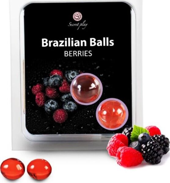 Bile cu ulei de masaj Secret Play Brazilian Balls
