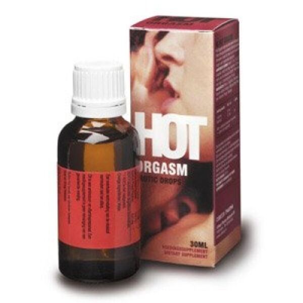 Flacon de picături afrodisiace Cobeco Hot Orgasm de 30 ml