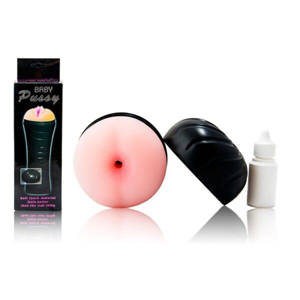 Masturbator Baile BM-00900T27N în formă de vagin, cu capacul lui