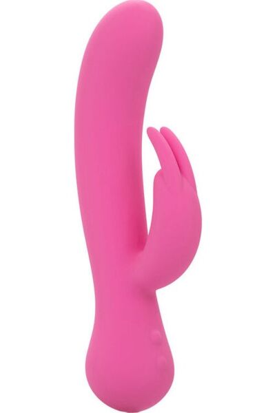 Vibrator rabbit CalExotics First Time Rechargeable Bunny de culoare roz