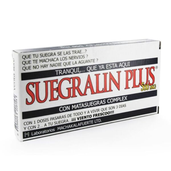 Cutie de bomboane haioase Diablo Picante Suegralin Plus, cu aspect de cutie de medicamente
