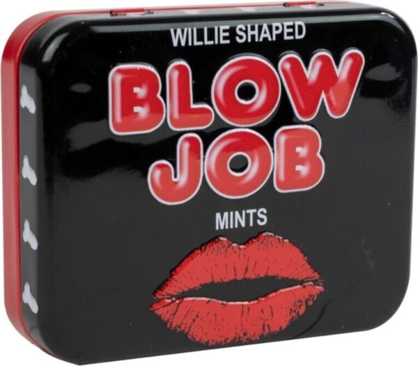 Cutie cu bomboane de mentă Blow Job Mints 30 g de la Spencer & Fleetwood