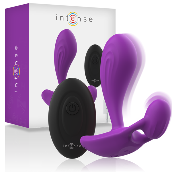 Dop anal vibrator Intense Shelly cu telecomanda lui