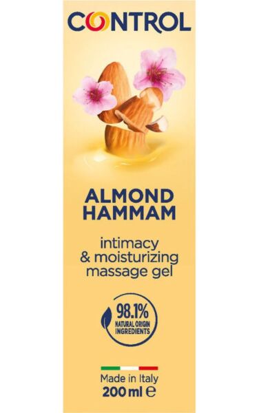 Gel de masaj Control 3 în 1 de 200 ml cu dop cu sfere de masaj