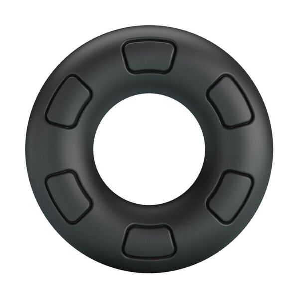 Inel pentru penis Crazy Bull BI-210247, negru, cu relief