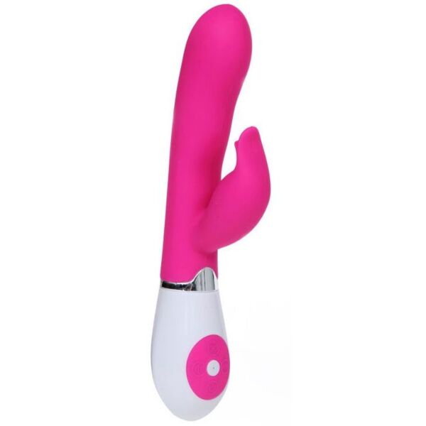 Vibrator rabbit Pretty Love Felix din silicon, cu braț pentru clitoris