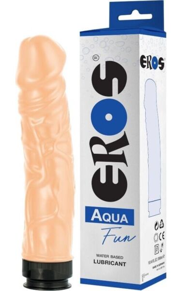 Dildo Eros Aqua Fun cu aspect realist și suprafață texturată