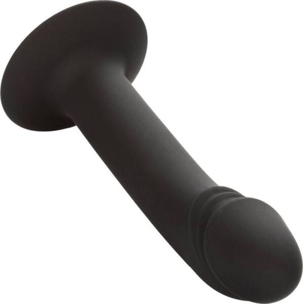 Dildo anal CalExotics Curved Anal Stud, cu vârf curbat și bază cu ventuză
