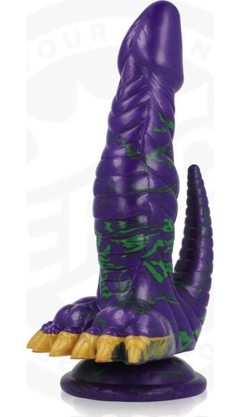 Dildo Epic Crocotta Mystic Aurora cu baza sa