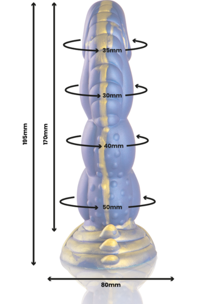 Dildo EPIC Poseidón, cu formă inspirată de zeul mării