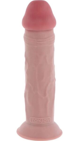 Dildo realist ToyJoy Get Real Deluxe cu bază cu ventuză